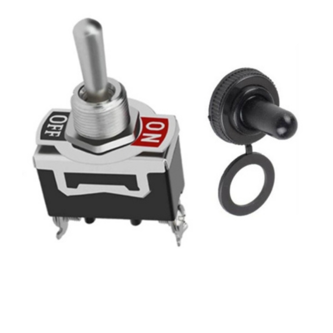 Mini Toggle Switch / E-TEN1021 / 2 Position / 2 Pin / ON-OFF AC / 250V ...